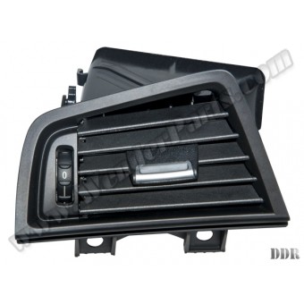 Klima/Kalorifer Izgarası F10+LCI Ön Sol; (Komple) Siyah